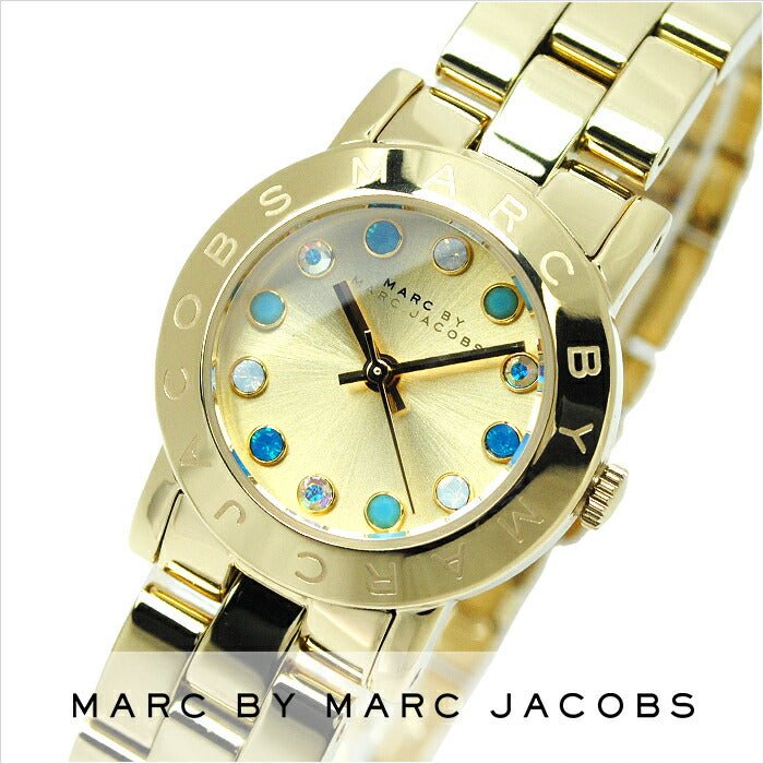  Shop Authentic Marc Jacobs Amy Dexter Gold Dial Gold Steel Strap Watch for Women - MBM3218 - Luxxuri