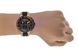  Shop Authentic Tissot T Race Cycling Chronograph Black Dial Two Tone Rubber Strap Watch For Men - T111.417.37.441.04 - Luxxuri