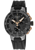 Shop Authentic Tissot T Race Cycling Chronograph Black Dial Black Rubber Strap Watch For Men - T111.417.37.441.07 - Luxxuri