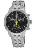  Shop Authentic Tissot PRC 200 Chronograph Black Dial Silver Steel Strap Watch For Men - T114.417.11.057.00 - Luxxuri