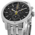 Shop Authentic Tissot PRC 200 Chronograph Black Dial Silver Steel Strap Watch For Men - T114.417.11.057.00 - Luxxuri