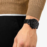  Shop Authentic Tissot PRC 200 Chronograph Black Dial Black Steel Strap Watch For Men - T114.417.33.057.00 - Luxxuri