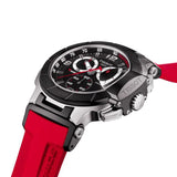  Shop Authentic Tissot T Race Chronograph Black Dial Red Silicone Strap Watch For Men - T115.417.27.051.00 - Luxxuri