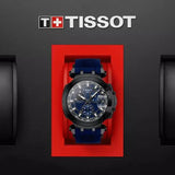  Shop Authentic Tissot T Race Chronograph Blue Dial Blue Silicone Strap Watch For Men - T115.417.37.041.00 - Luxxuri
