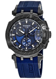  Shop Authentic Tissot T Race Chronograph Blue Dial Blue Silicone Strap Watch For Men - T115.417.37.041.00 - Luxxuri