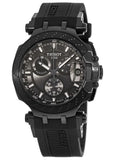  Shop Authentic Tissot T Race Chronograph Anthracite Black Dial Black Silicone Strap Watch For Men - T115.417.37.061.03 - Luxxuri