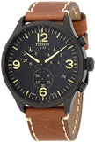  Shop Authentic Tissot T Sport Chrono XL Black Dial Brown Leather Strap Watch For Men - T116.617.36.057.00 - Luxxuri