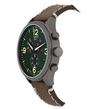  Shop Authentic Tissot T Sport Chrono XL Green Dial Brown Leather Strap Watch For Men - T116.617.36.097.00 - Luxxuri