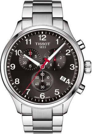  Shop Authentic Tissot Chrono XL Quartz Asian Games Edition Black Dial Silver Steel Strap Watch For Men -  T116.617.11.057.02 - Luxxuri