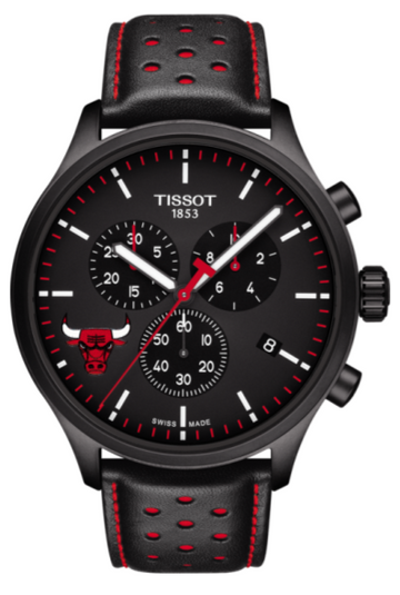  Shop Authentic Tissot T Sport Chrono XL NBA Teams Special Chicago Bulls Edition Black Dial Black Leather Strap Watch for Men - T116.617.36.051.00 - Luxxuri