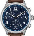  Shop Authentic Tissot Chrono XL Vintage Blue Dial Brown Leather Strap Watch For Men - T116.617.16.042.00 - Luxxuri