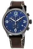  Shop Authentic Tissot Chrono XL Blue Dial Brown Leather Strap Watch For Men - T116.617.36.047.00 - Luxxuri