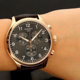  Shop Authentic Tissot T Sport Chrono XL Classic Brown Dial Brown Leather Strap Watch For Men - T116.617.36.057.01 - Luxxuri