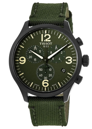  Shop Authentic Tissot Chrono XL Green Dial Green NATO Strap Watch For Men - T116.617.37.097.00 - Luxxuri