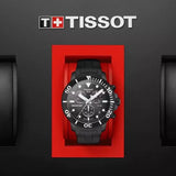  Shop Authentic Tissot Seastar 1000 Chronograph Black Dial Black Rubber Strap Watch For Men - T120.417.37.051.02 - Luxxuri