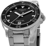  Shop Authentic Tissot Seastar 1000 Lady Black Dial Silver Steel Strap Watch for Women - T120.210.11.051.00 - Luxxuri