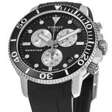  Shop Authentic Tissot Seastar 1000 Chronograph Black Dial Black Rubber Strap Watch For Men - T120.417.17.051.00 - Luxxuri