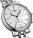 Shop Authentic Tissot Carson Premium White Dial Silver Steel Strap Watch For Men - T122.417.11.011.00 - Luxxuri