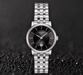 Shop Authentic Tissot T Classic Carson Premium Automatic Lady Black Dial Silver Steel Strap Watch for Women - T122.207.11.051.00 - Luxxuri