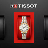  Shop Authentic Tissot T Classic Carson Lady Premium Silver Dial Two Tone Steel Strap Watch For Women - T122.210.22.033.00 - Luxxuri