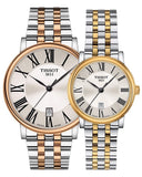  Shop Authentic Tissot T Classic Carson Lady Premium Silver Dial Two Tone Steel Strap Watch For Women - T122.210.22.033.00 - Luxxuri