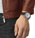  Shop Authentic Tissot Supersport Chrono Silver Dial Brown Leather Strap Watch for Men - T125.617.16.031.00 - Luxxuri