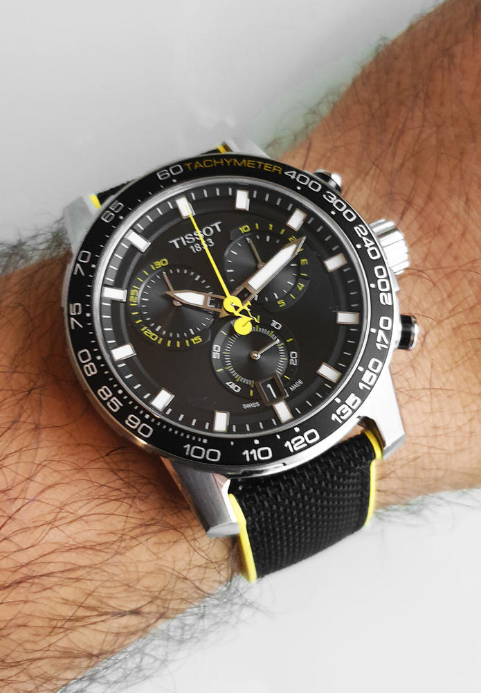  Shop Authentic Tissot T Sport Supersport Chrono Tour De France Black Dial Black Nylon Strap Watch for Men - T125.617.17.051.00 - Luxxuri