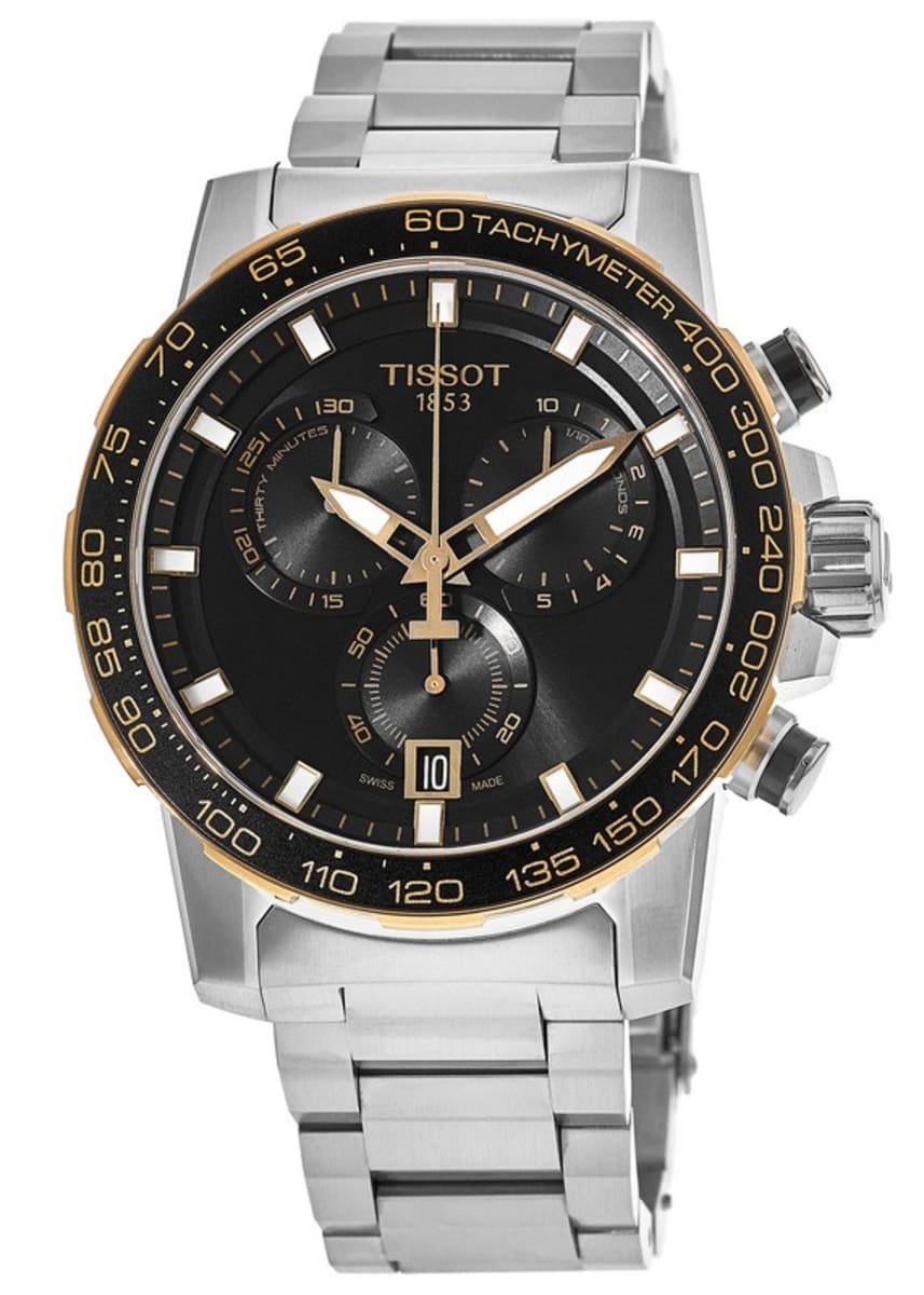  Shop Authentic Tissot Supersport Chrono Black Dial Silver Steel Strap Watch For Men - T125.617.21.051.00 - Luxxuri