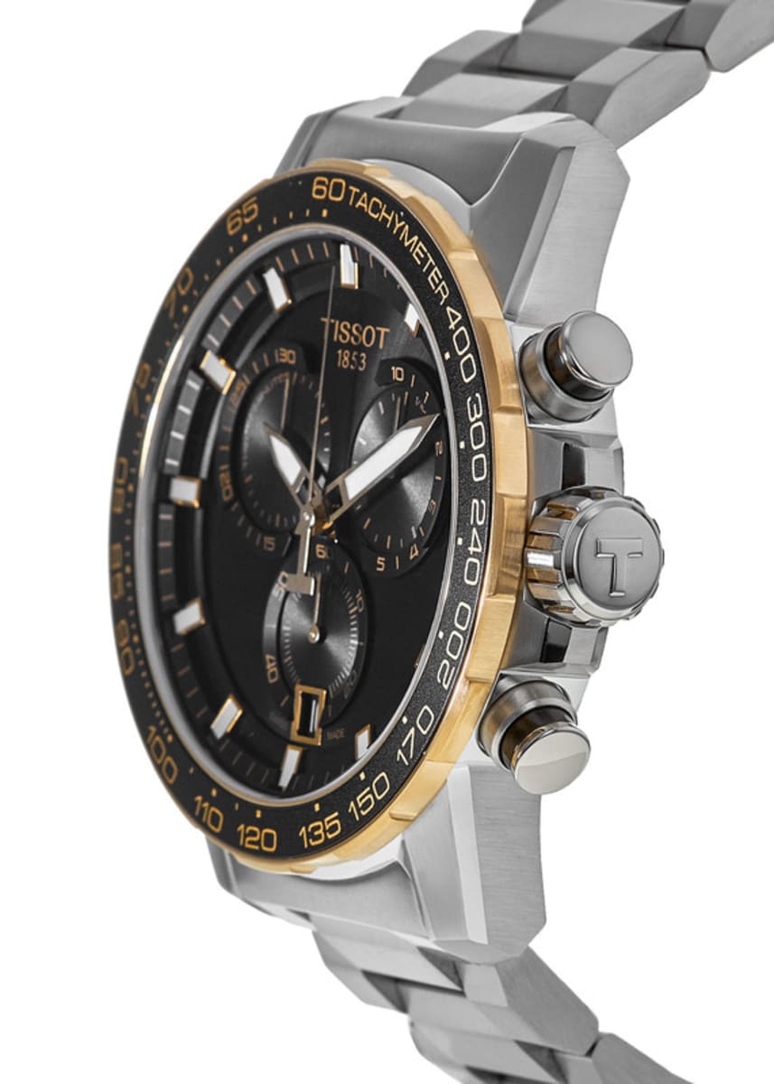  Shop Authentic Tissot Supersport Chrono Black Dial Silver Steel Strap Watch For Men - T125.617.21.051.00 - Luxxuri