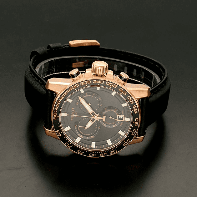  Shop Authentic Tissot Supersport Chrono Black Dial Black Leather Strap Watch for Men - T125.617.36.051.00 - Luxxuri