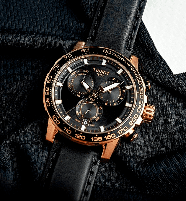  Shop Authentic Tissot Supersport Chrono Black Dial Black Leather Strap Watch for Men - T125.617.36.051.00 - Luxxuri