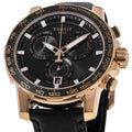  Shop Authentic Tissot Supersport Chrono Black Dial Black Leather Strap Watch for Men - T125.617.36.051.00 - Luxxuri