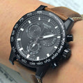  Shop Authentic Tissot Supersport Chrono Black Dial Brown Leather Strap Watch for Men - T125.617.36.051.01 - Luxxuri