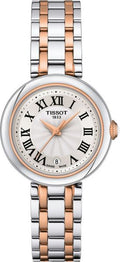  Shop Authentic Tissot Bellissima Lady Small Mother of Pearl Dial Two Tone Steel Strap Watch For Women - T126.010.22.013.01 - Luxxuri