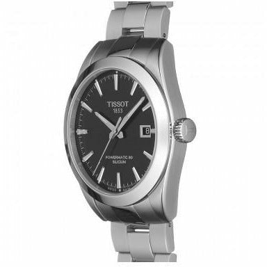  Shop Authentic Tissot Gentleman Powermatic 80 Silicium Black Dial Silver Steel Strap Watch For Men - T127.407.11.051.00 - Luxxuri