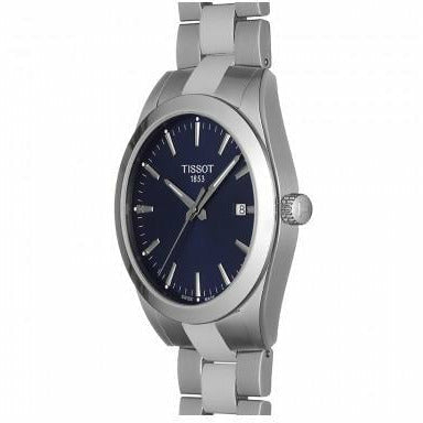  Shop Authentic Tissot Gentleman Blue Dial Silver Steel Strap Watch For Men - T127.410.11.041.00 - Luxxuri
