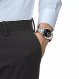  Shop Authentic Tissot Gentleman Black Dial Silver Steel Strap Watch For Men - T127.410.11.051.00 - Luxxuri