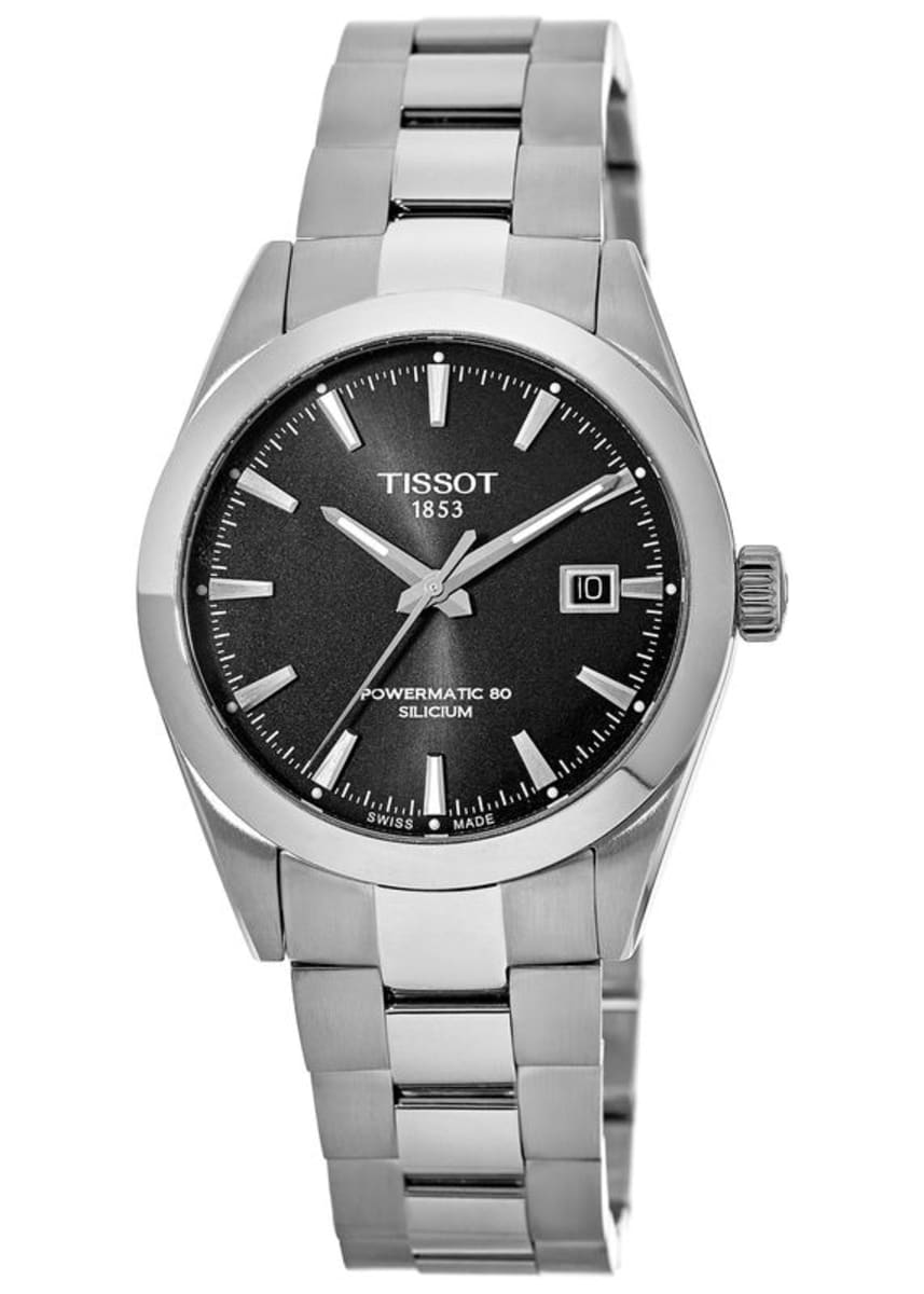  Shop Authentic Tissot Gentleman Powermatic 80 Silicium Black Dial Silver Steel Strap Watch For Men - T127.407.11.051.00 - Luxxuri