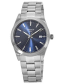  Shop Authentic Tissot Gentleman Blue Dial Silver Steel Strap Watch For Men - T127.410.11.041.00 - Luxxuri