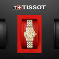  Shop Authentic Tissot Classic Dream Lady Gold Dial Two Tone Steel Strap Watch For Women - T129.210.22.263.00 - Luxxuri