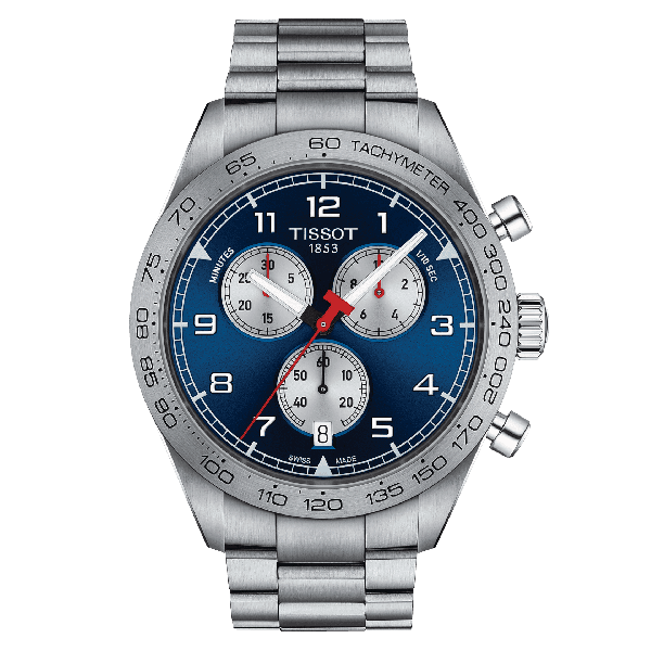  Shop Authentic Tissot PRS 516 Chronograph Blue Dial Blue Steel Strap Watch for Men - T131.617.11.042.00 - Luxxuri