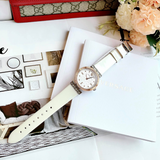  Shop Authentic Versace Greca White Dial White Leather Strap Watch for Women - VELW00120 - Luxxuri