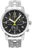  Shop Authentic Tissot T Sport PRC200 Chronograph Black Dial Silver Steel Strap Watch for Men - T17.1.586.52 - Luxxuri