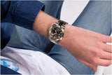  Shop Authentic Guess Connoisseur Black Dial Two Tone Steel Strap Watch for Men - GW0265G5 - Luxxuri