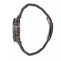 Fossil FB-01 Chronograph Black Dial Grey Steel Strap Watch for Men - FS5835