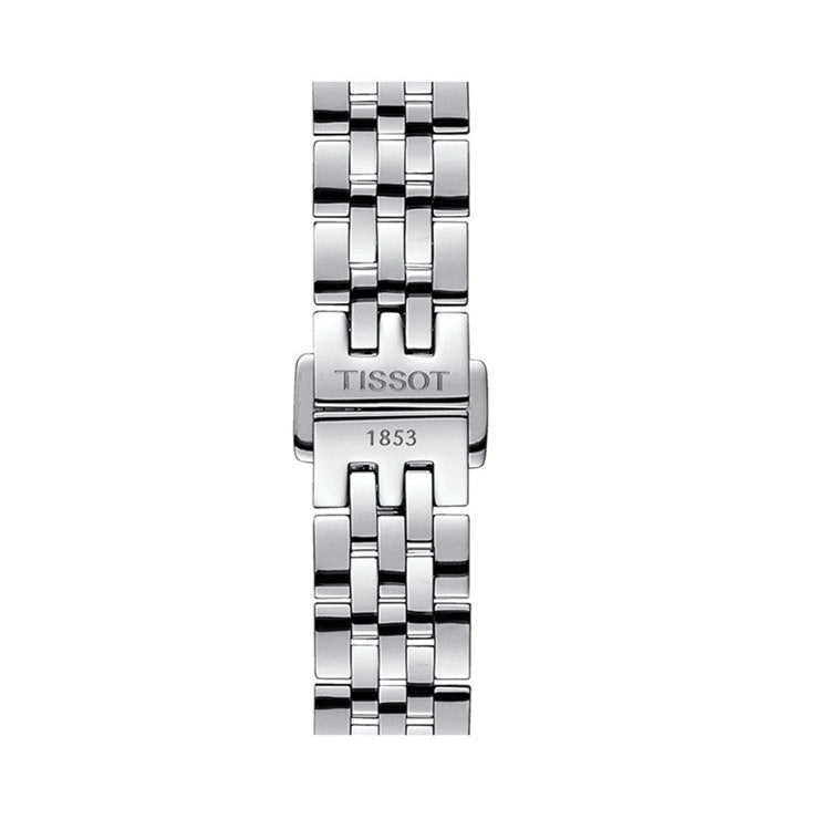 Tissot Le Locle Small Automatic Black Dial Silver Steel Strap Watch For Women - T41.1.183.54