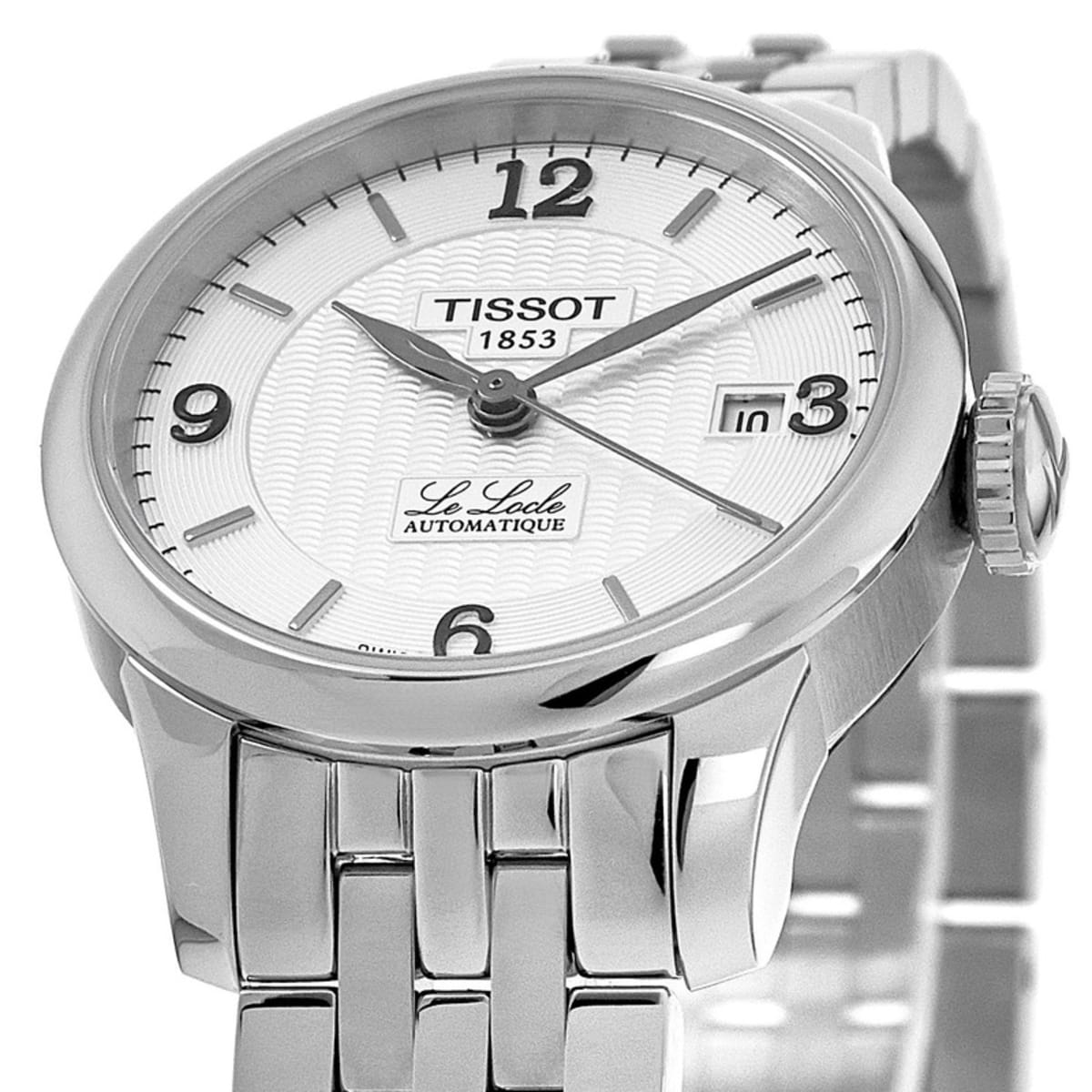  Shop Authentic Tissot Le Locle Small Lady Automatic Silver Dial Silver Steel Strap Watch For Women - T41.1.183.34 - Luxxuri
