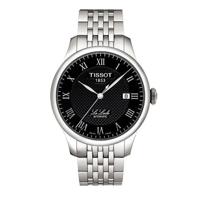  Shop Authentic Tissot Le Locle Automatic Black Dial Silver Steel Strap Watch For Men - T41.1.483.53 - Luxxuri