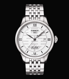  Shop Authentic Tissot Le Locle Double Happiness Automatic Silver Dial Silver Steel Strap Watch For Men - T41.1.833.50 - Luxxuri