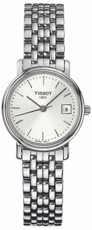  Shop Authentic Tissot T Classic Desire White Dial Silver Steel Strap Watch for Women - T52.1.281.31 - Luxxuri